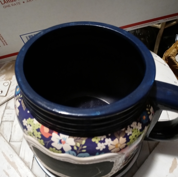 🎋💐VINTAGE-CERAMIC FLORAL FARM JUG🏡🏫Size 8"×10", A FABULOUS GIFT. - Picture 11 of 16